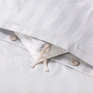Threshold Luxe Striped Damask Duvet Cover & Sham Set - Thumbnail 3